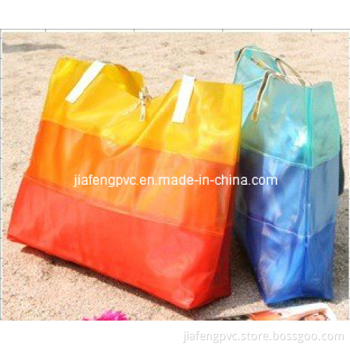 Solid Color PVC Beach Bag